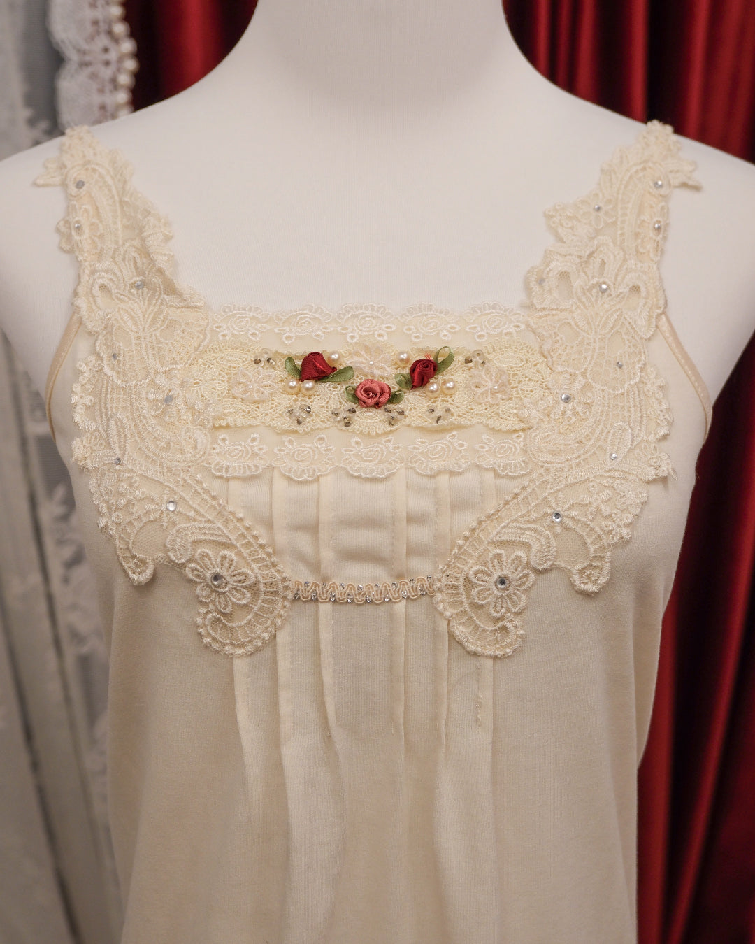 Axes Femme Rose Cream Camisole