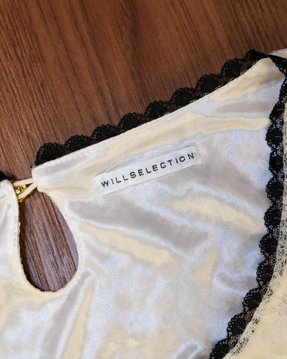 [Korea] Cream Lace One Piece