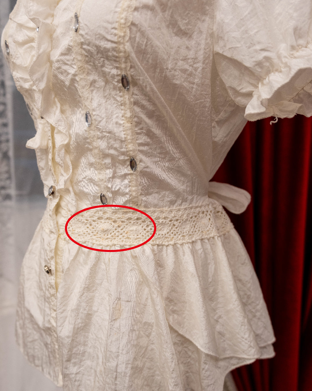 Pearl White Gems Top