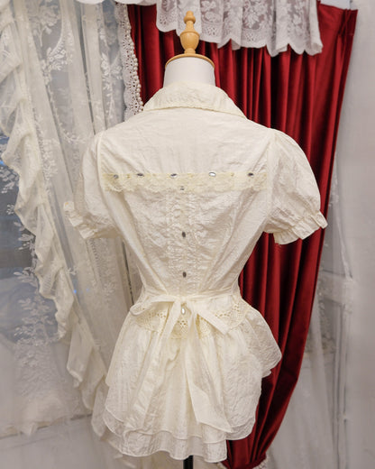 Pearl White Gems Top