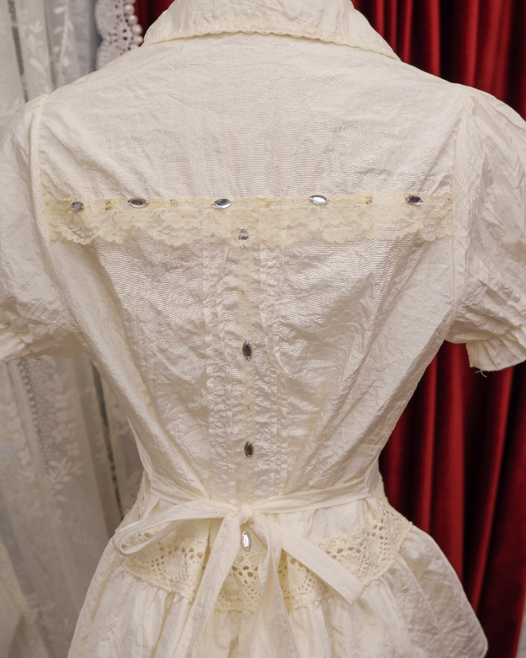 Pearl White Gems Top