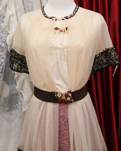 [Set] Dusty Rose Brocade