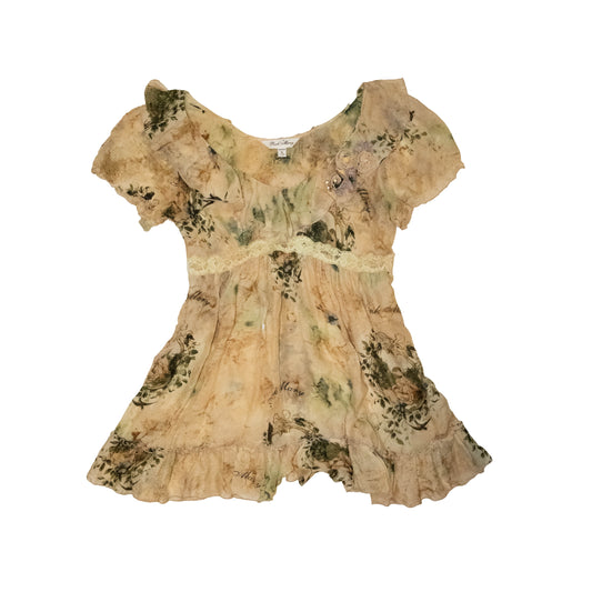 Europe Vintage Mesh Top