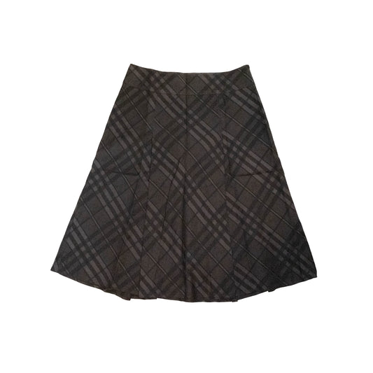 Burberry Dark Midi Skirt