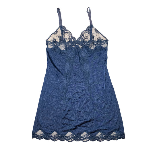 Berry Silk Lacey Cami Dress