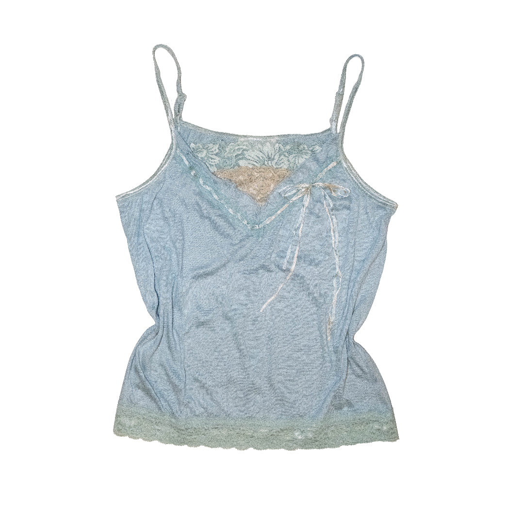 Powder Blue Lace Cami
