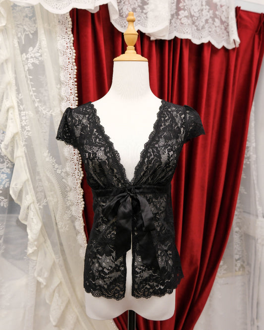Black Lace Ribbon Outer
