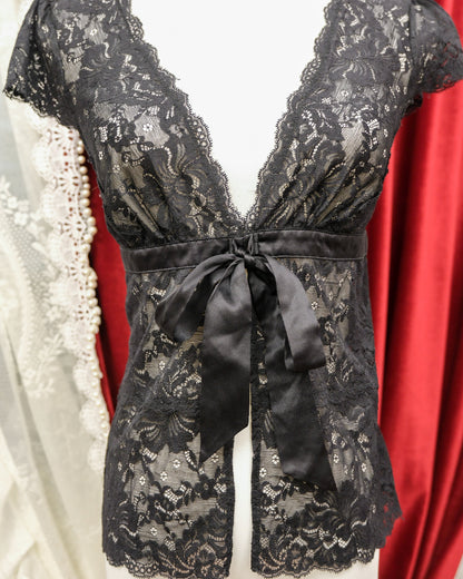 Black Lace Ribbon Outer