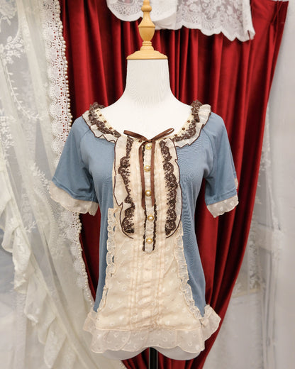 Axes Femme Berry Blue Heart Top