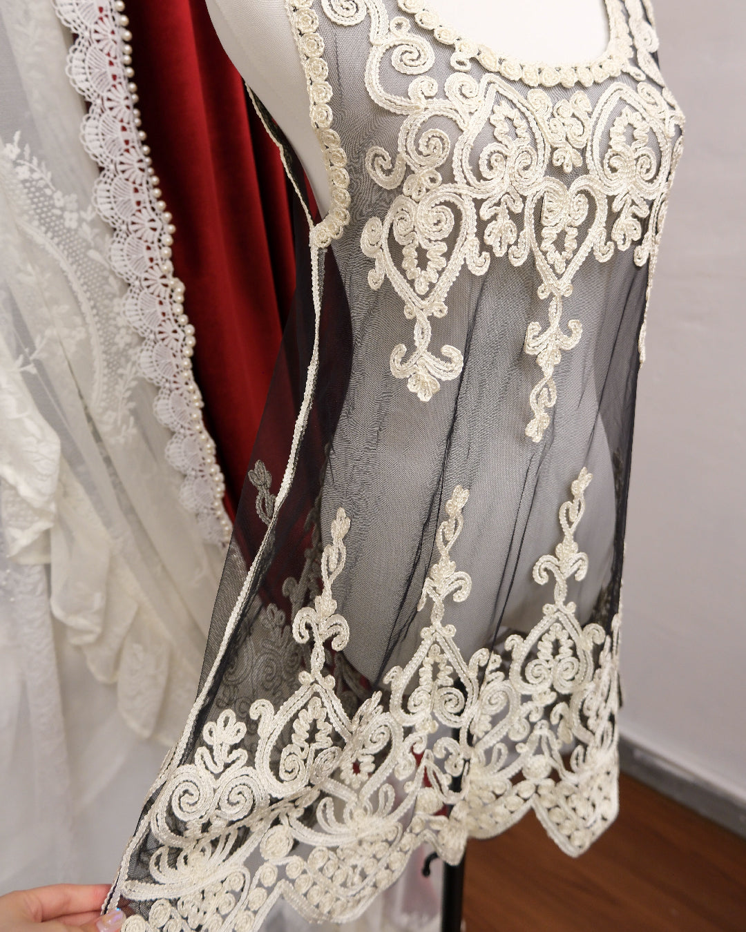 Pretty Angel Transparent Lace Outer