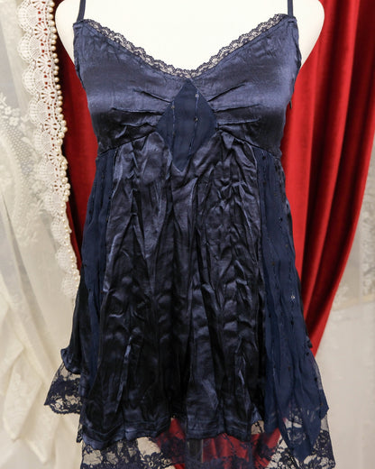 Midnight Satin Camisole