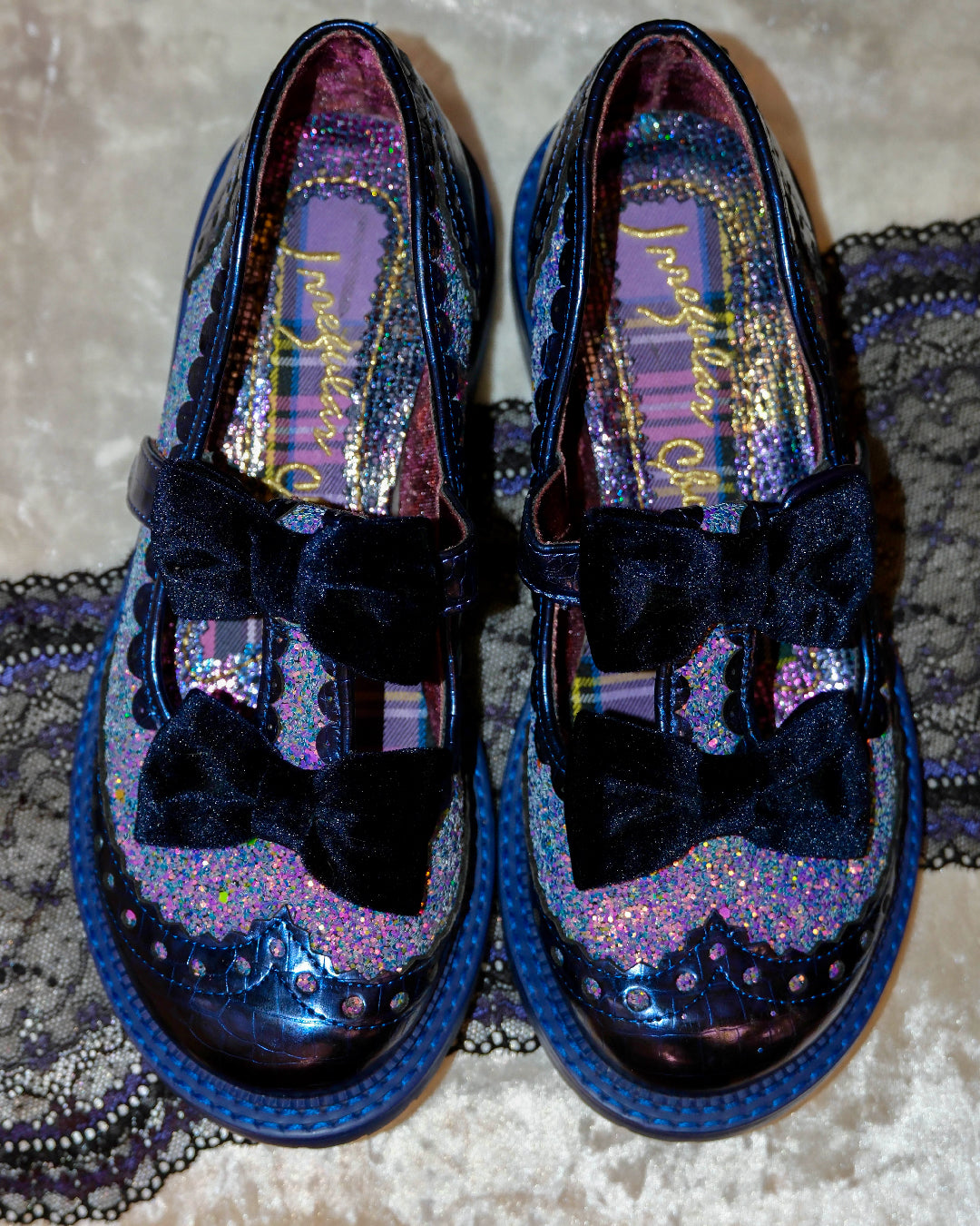 Irregular Choice Lilac Vintage Mary Jane