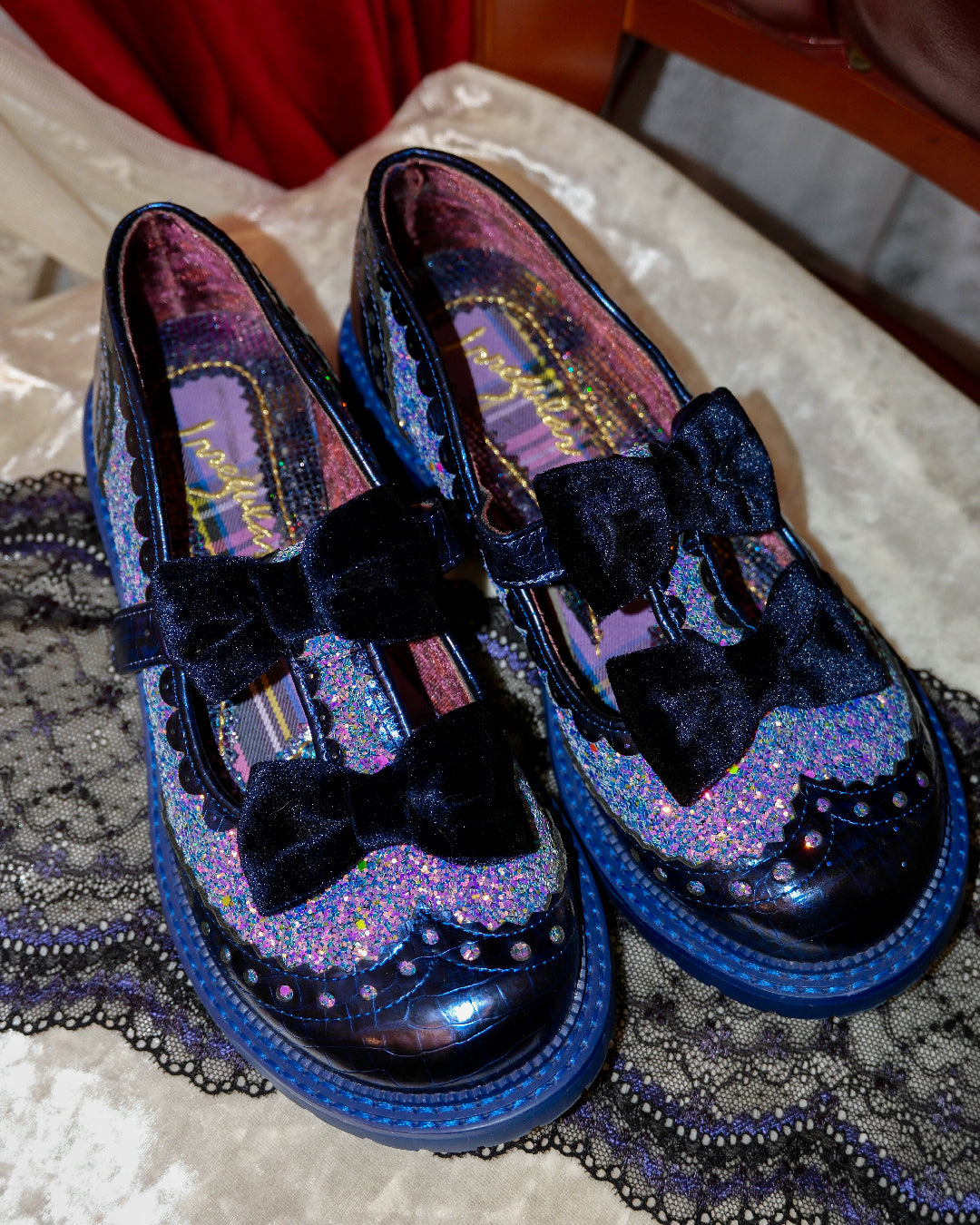 Irregular Choice Lilac Vintage Mary Jane