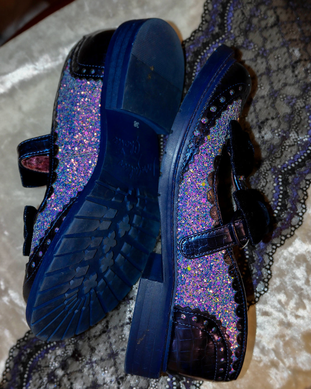 Irregular Choice Lilac Vintage Mary Jane