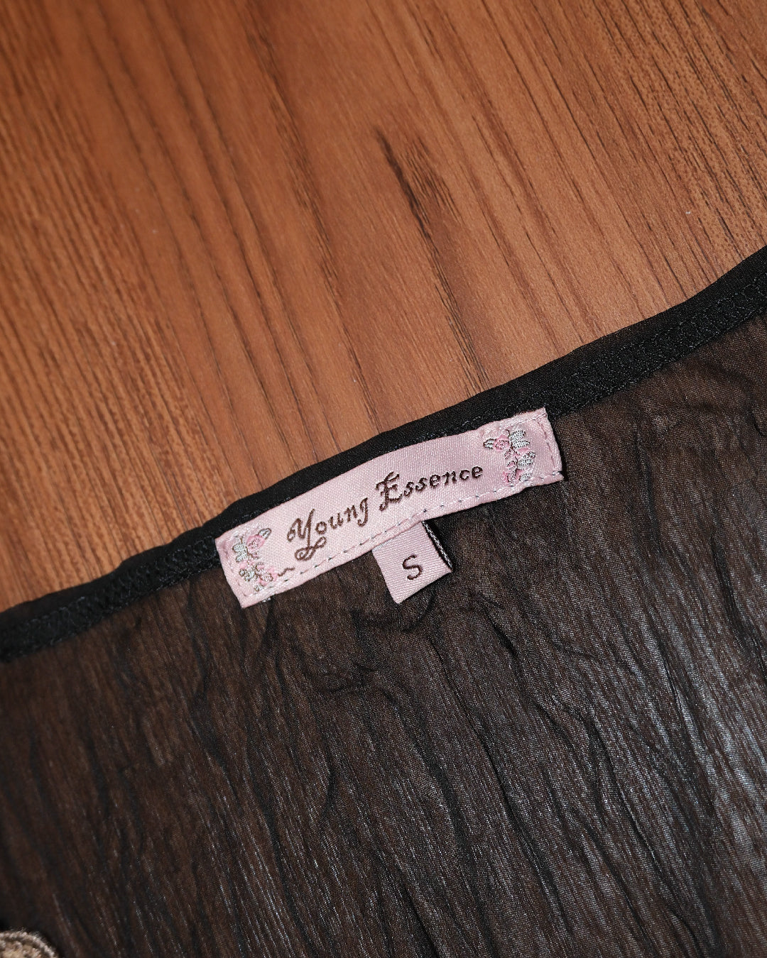 Tawny Black Sheer Cardigan