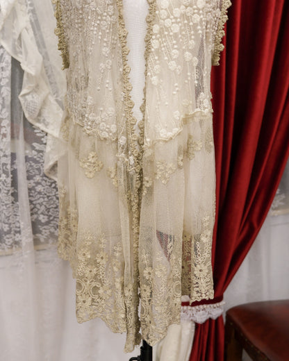 Pretty Angel Starry Floral Lace Vest Outer