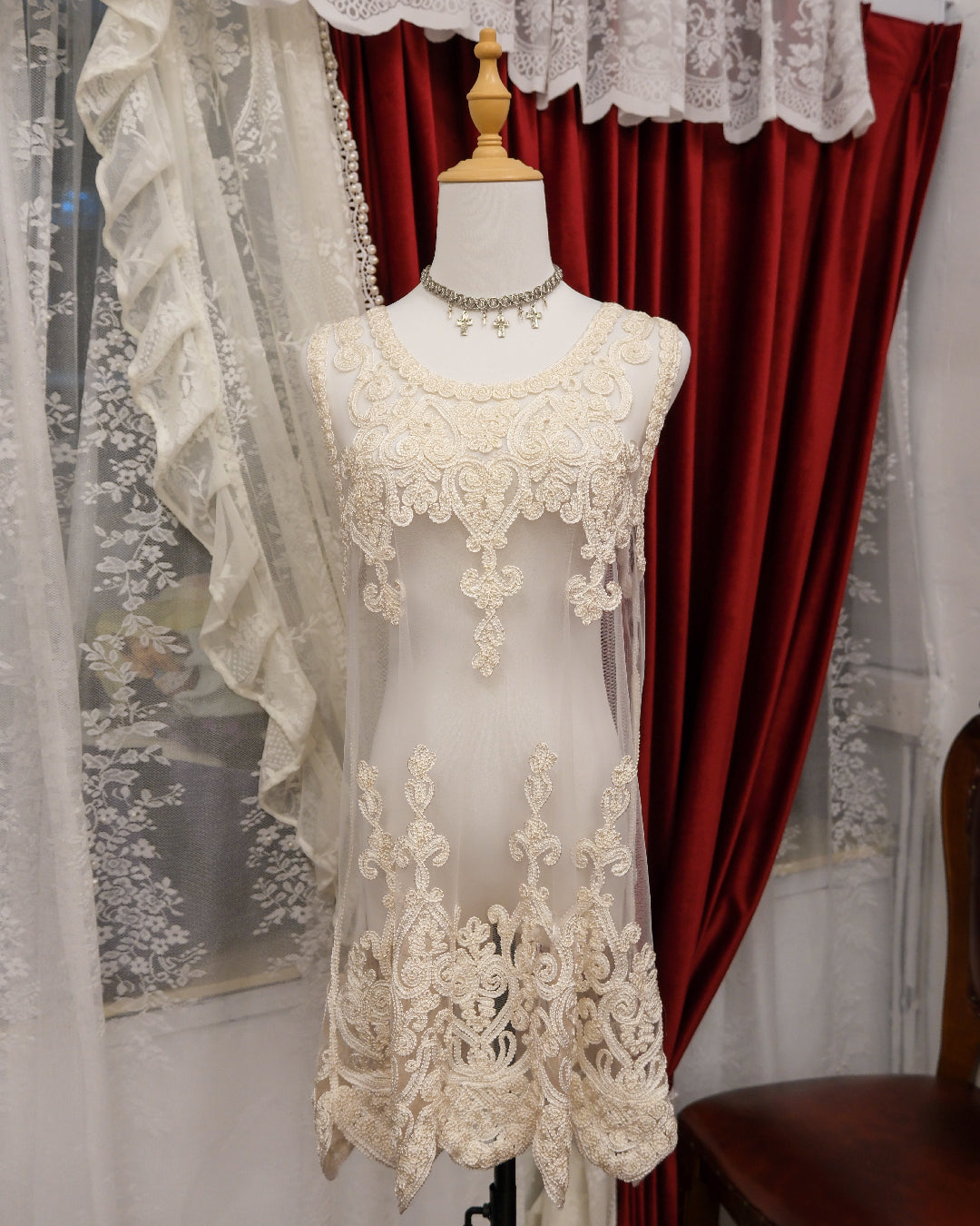 Pretty Angel Transparent Lace Outer