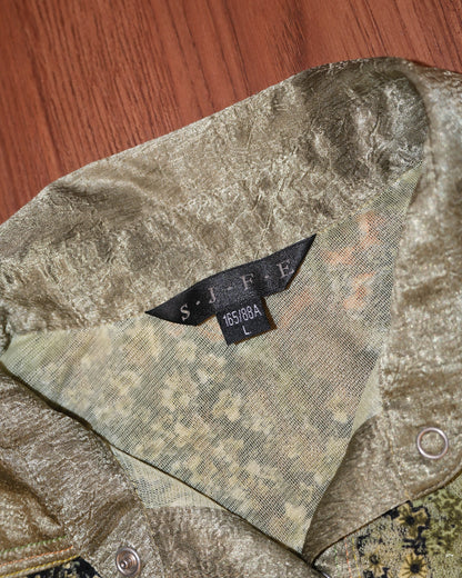 Moss Fairycore Mesh Top