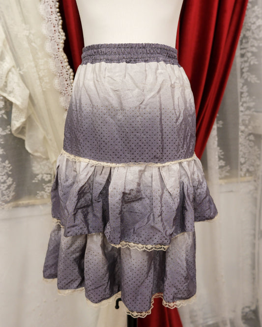 Caroline Blue Polka Dots Skirt