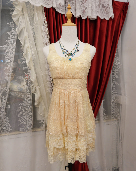 Snidel Cream Lace Dress