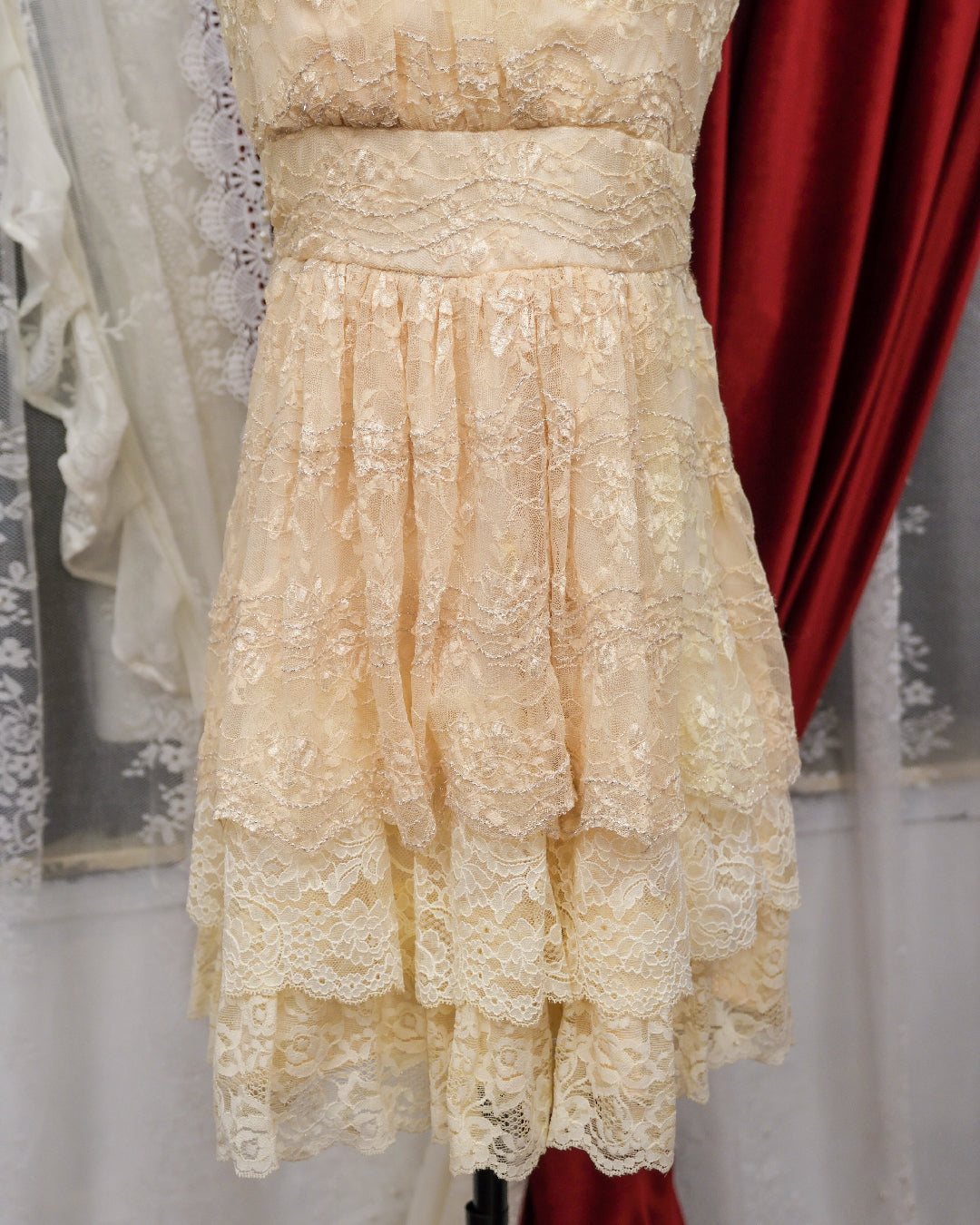 Snidel Cream Lace Dress