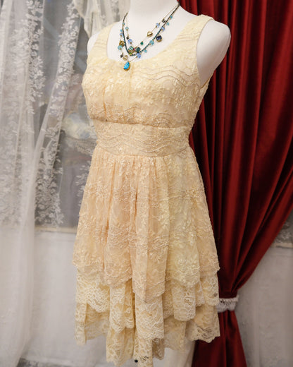 Snidel Cream Lace Dress