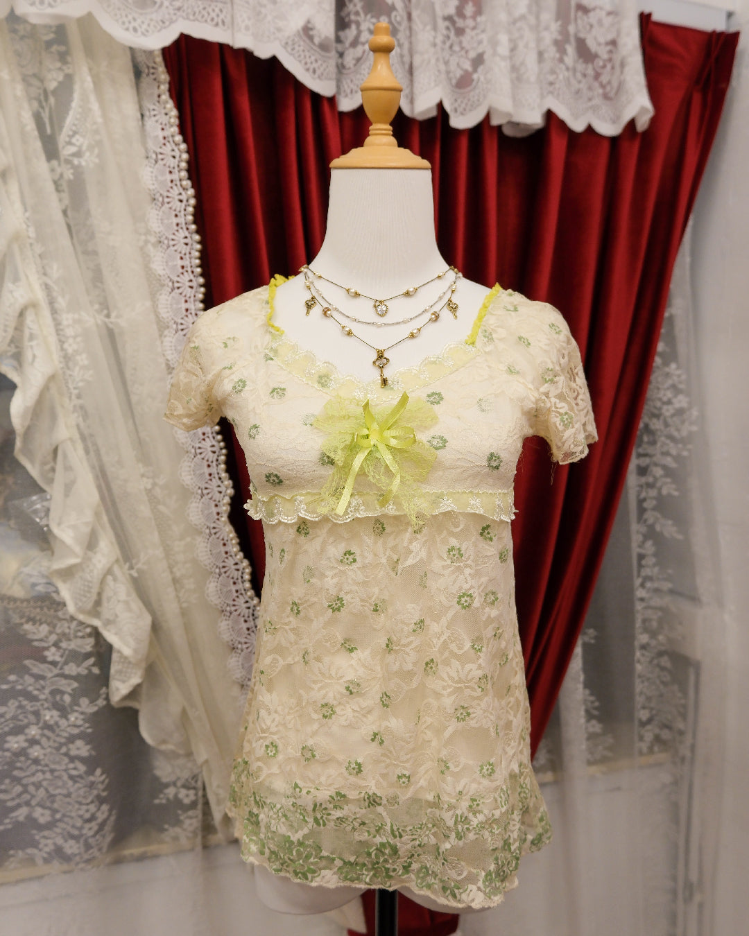Lemonade Lime Lace Top