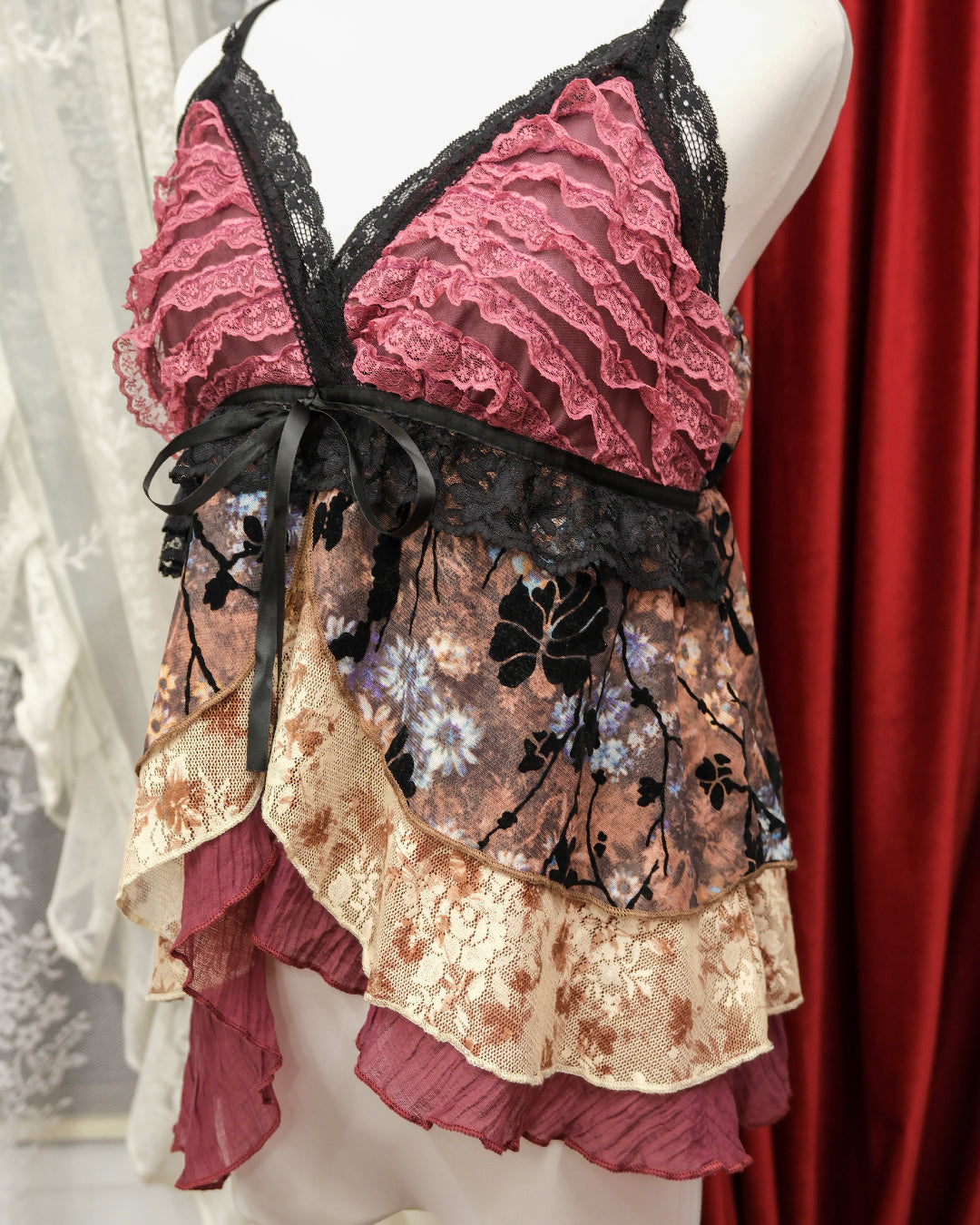 Plum Pink Layers Camisole
