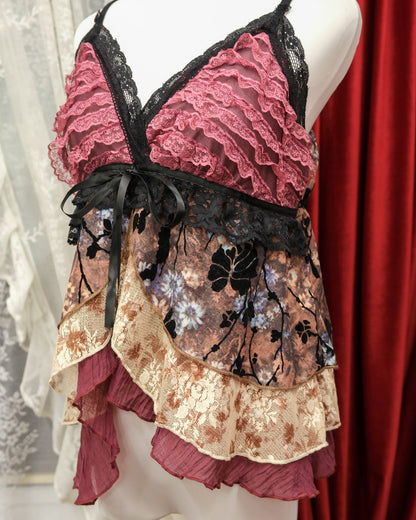 Plum Pink Layers Camisole