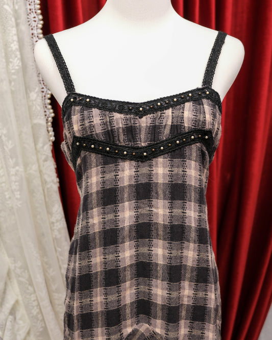 Axes Femme Plaid Long Dress