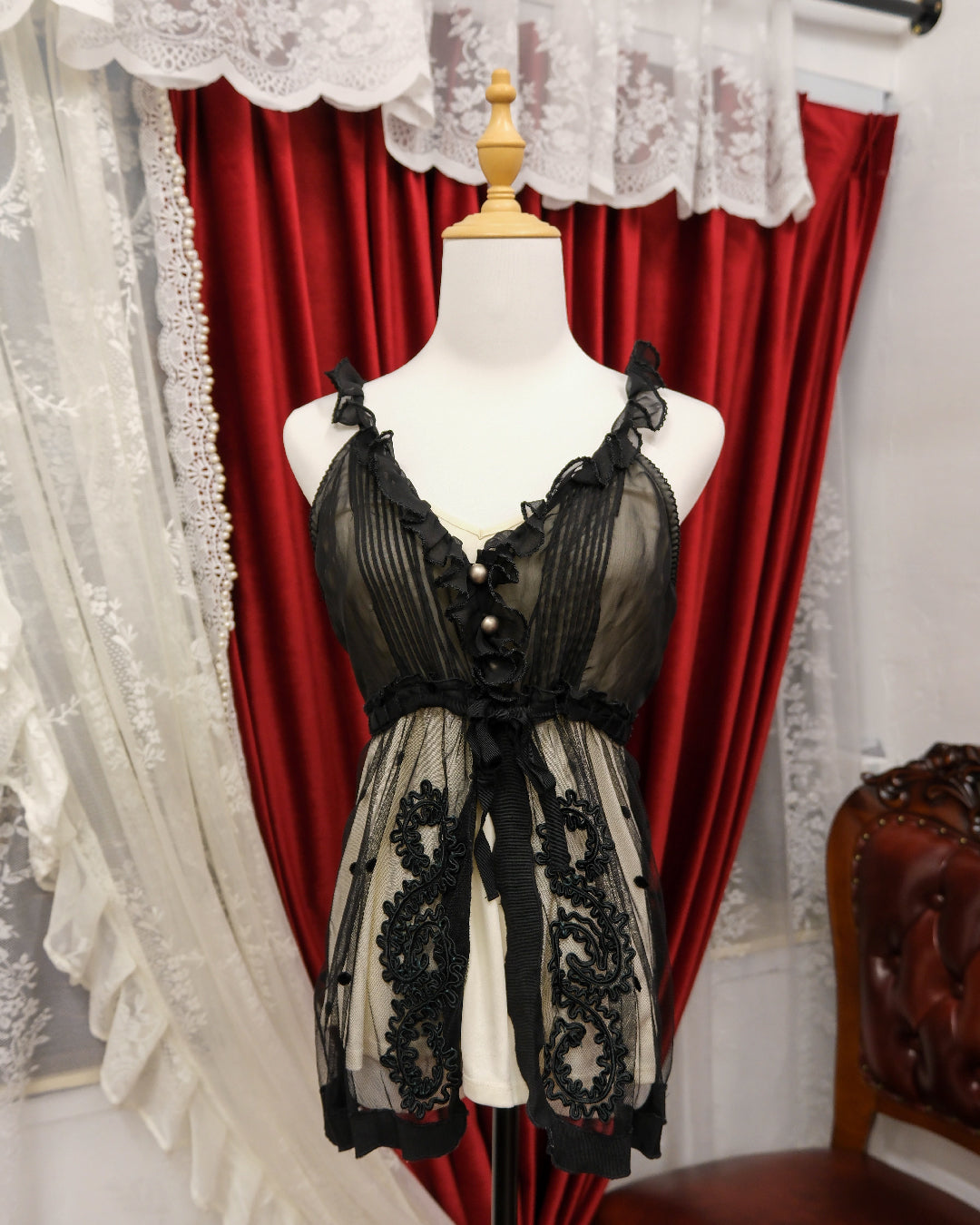 Dark Sheer Gothic Camisole