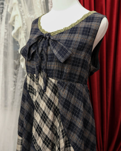 Plaid Patchwork Dress