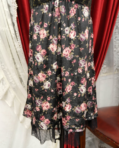 Rosa & Rosa Velvet Floral Dress