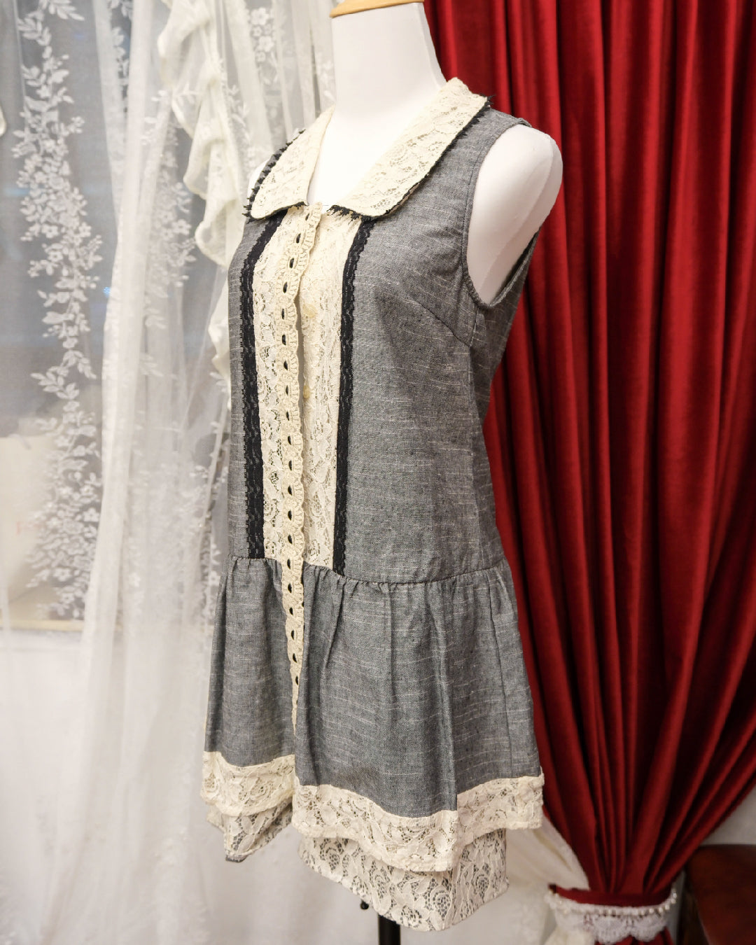 Axes Femme Grey Pants Dress