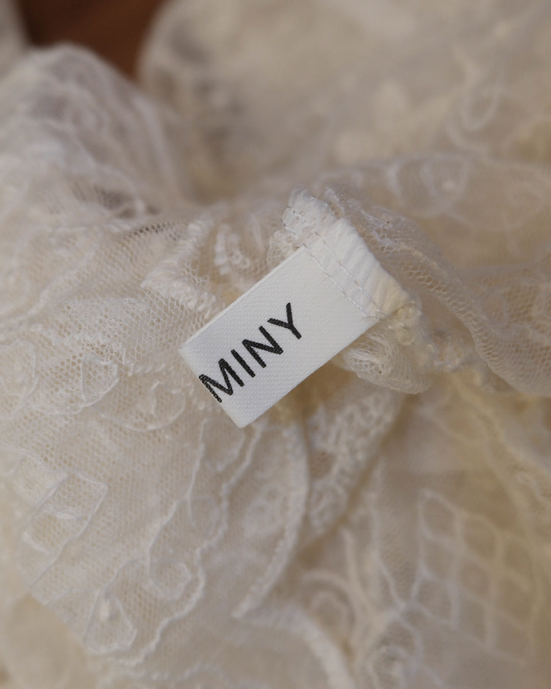 Cream Lacey Ruffle Outer