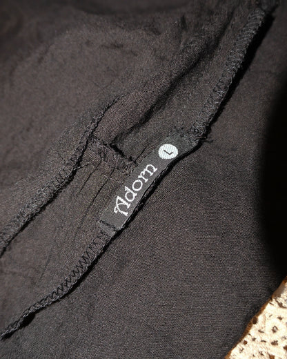 Inky Cotton-linen Long Outer