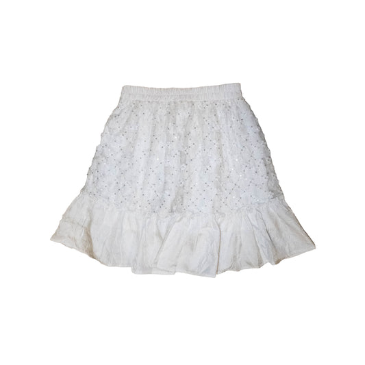 Frosted White Cream Skirt