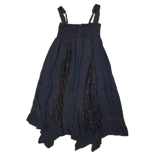 [axes femme] Midnight Blue Lace Dress