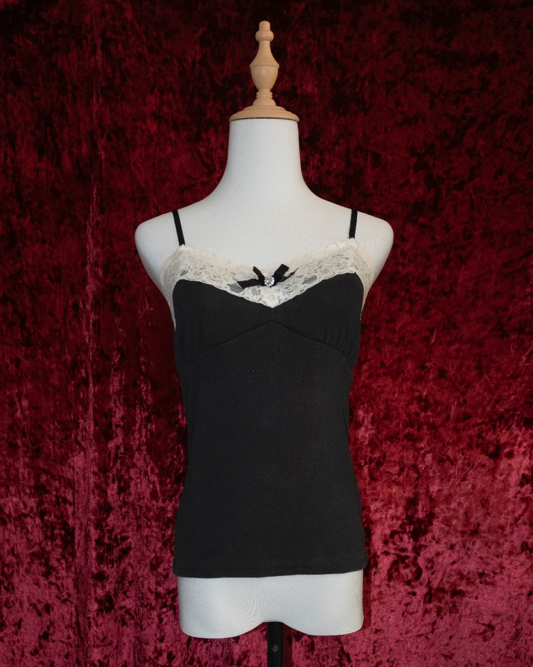 Black Cotton Cami