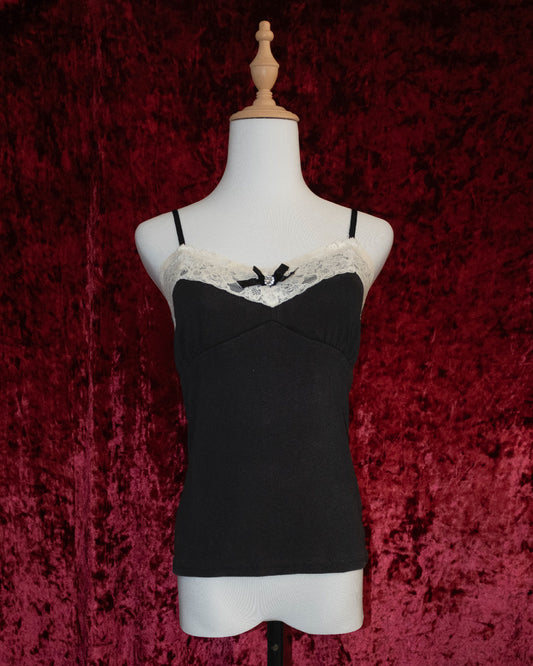 Black Cotton Cami