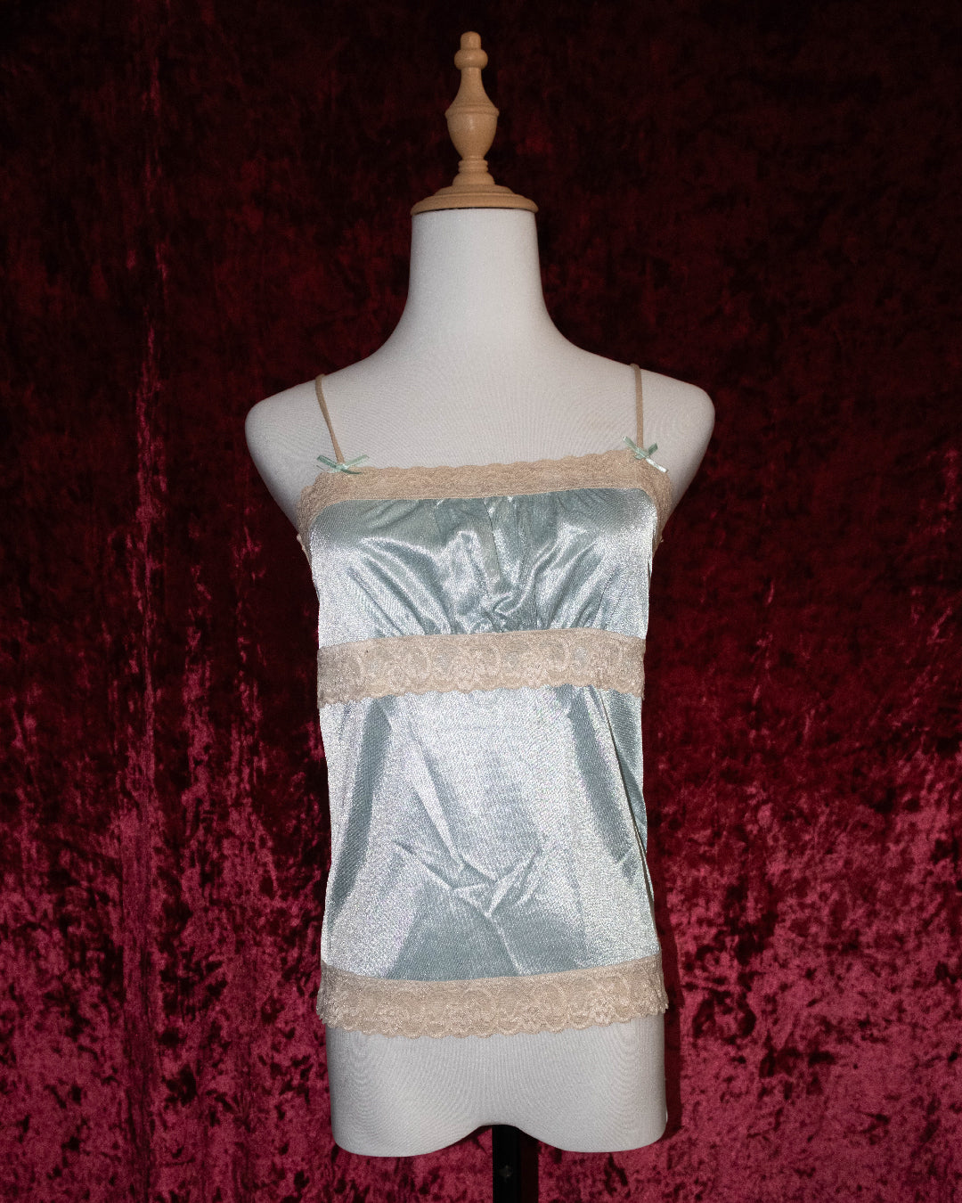 Baby Blue Silk Cami
