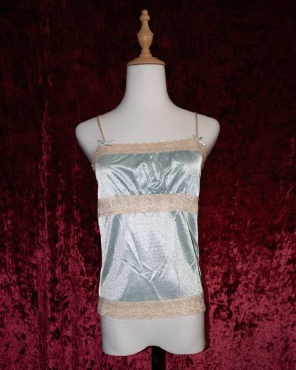 Baby Blue Silk Cami