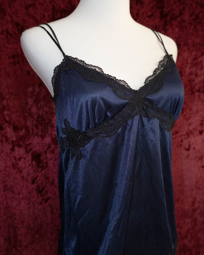 Midnight Blue Silk Cami