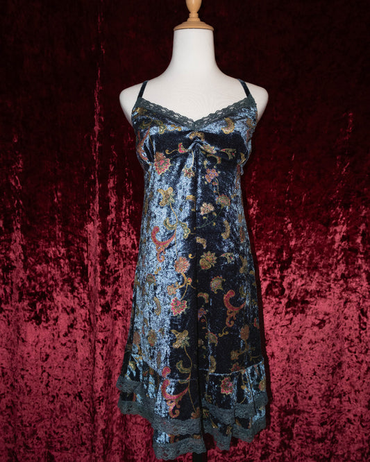 Cashew Sea Velvet Dress