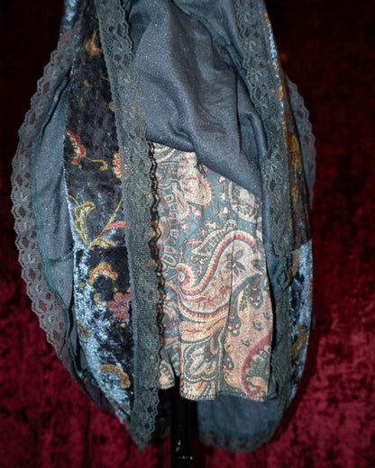 Cashew Sea Velvet Dress