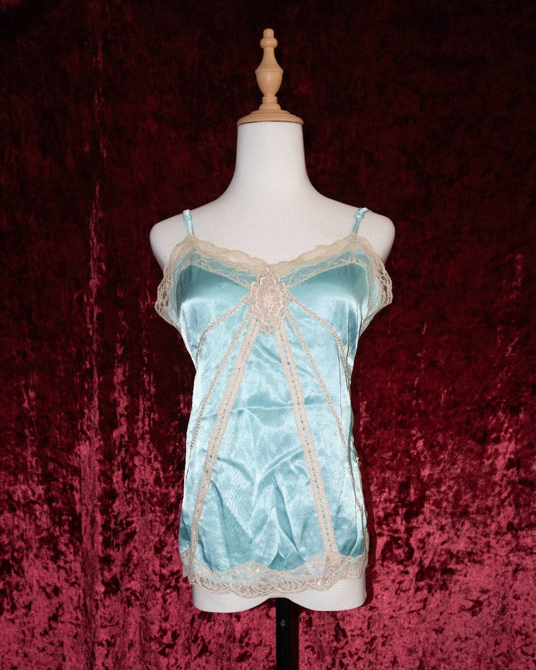 Sky Blue Silk Cami
