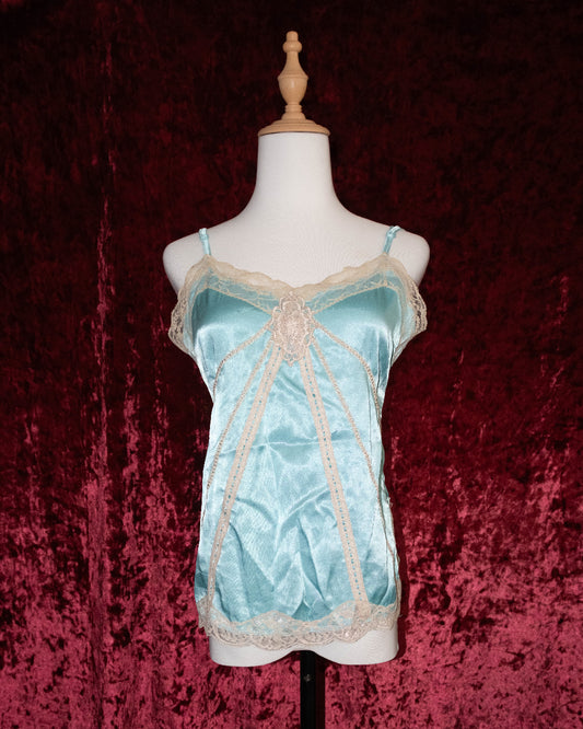 Sky Blue Silk Cami