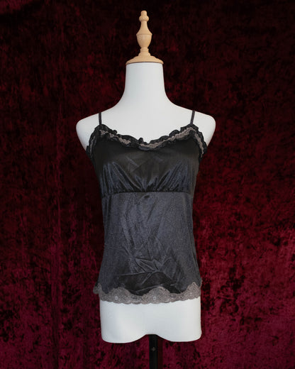 Silky Brown Black Cami