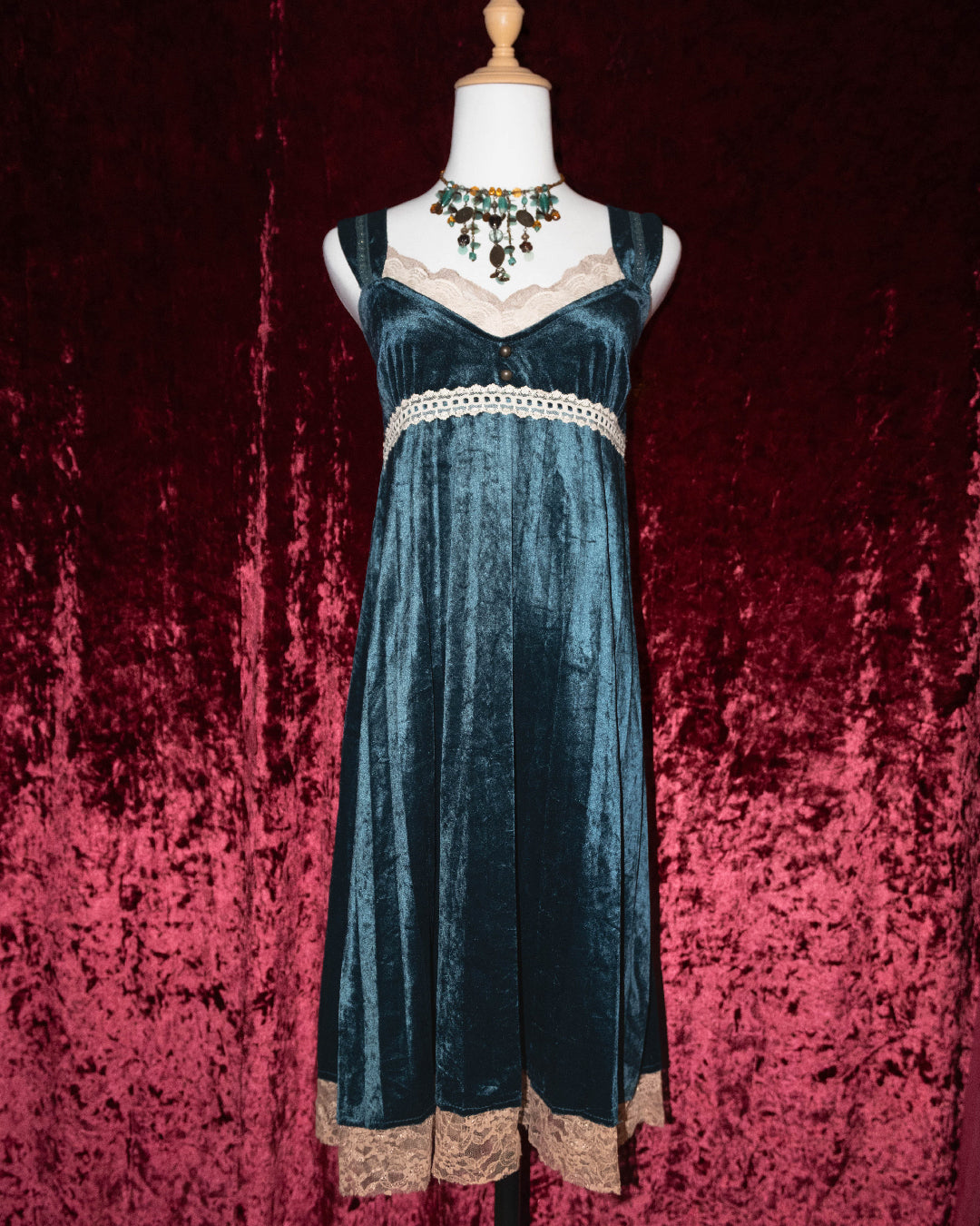 Berry Velvet Cami Dress