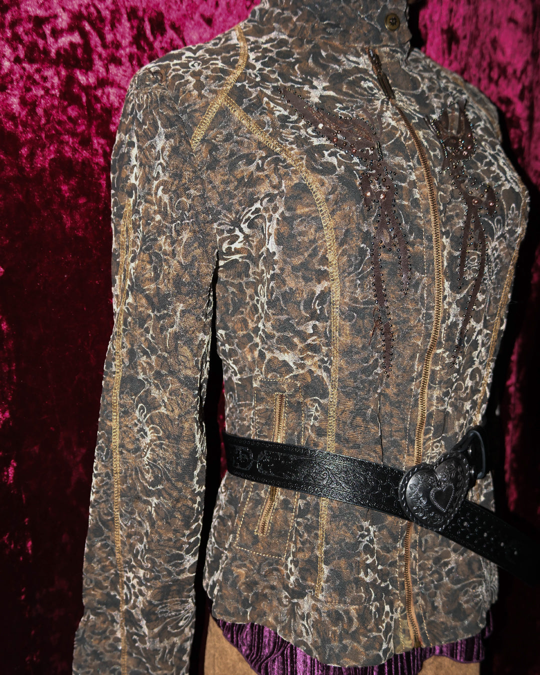 Ocelot Alchemist’s Velvet Zip Jacket